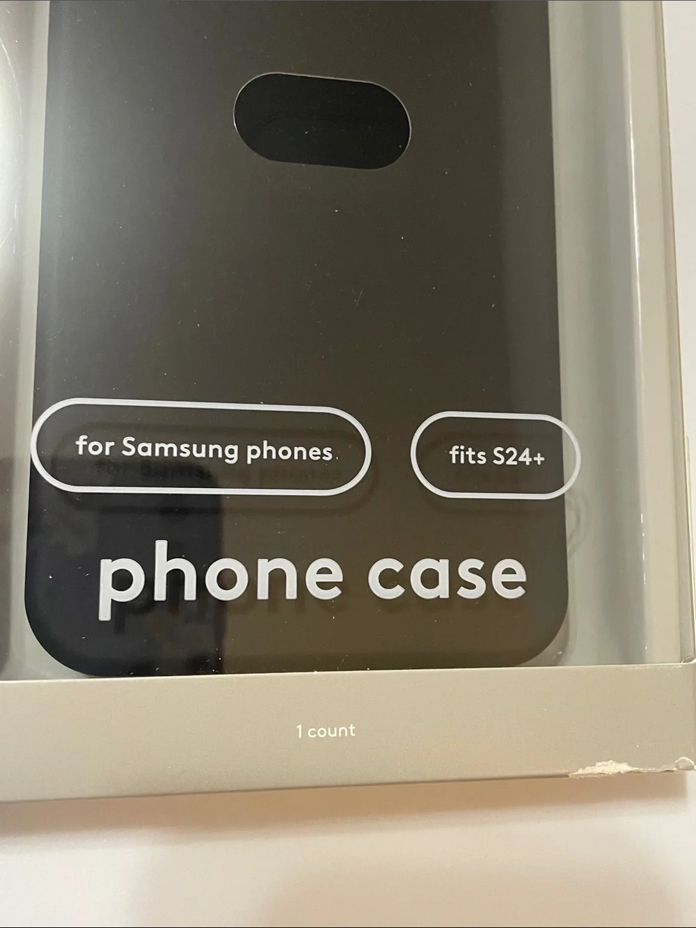 heyday Black Phone Case for Samsung S24+